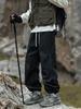 Czarne Spodnie Storm 2026: Unisex Odzież Robocza Outdoor, Wodoodporna, Prosta Nogawka, Idealna na Wędrówki Wiosną/Jesienią i do Codziennego Użytku