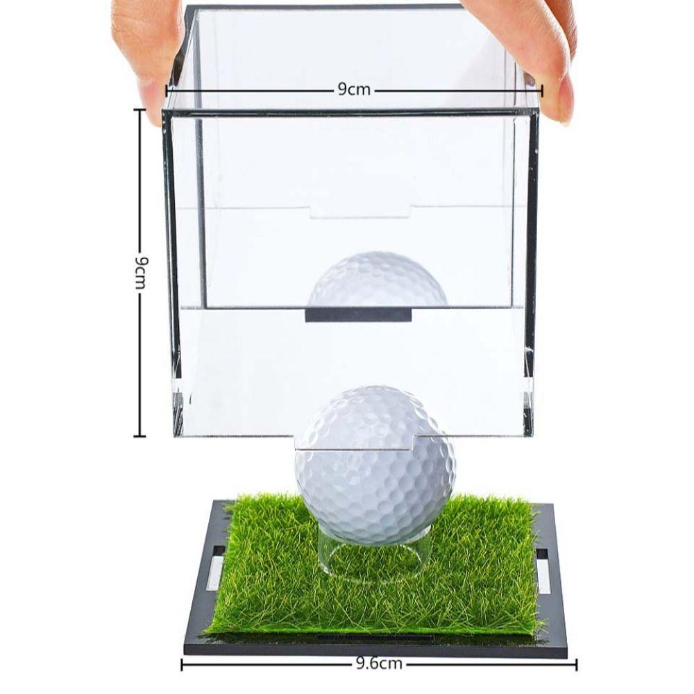 Transparent Golf Ball Display Case Lawn Design Golf Ball Acrylic Box  Golf Supplies