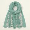 180*80cm Boho Cotton Scarf for Women Lightweight Floral Fashion Flower Scarves Cotton Feeling Shawl Wrap