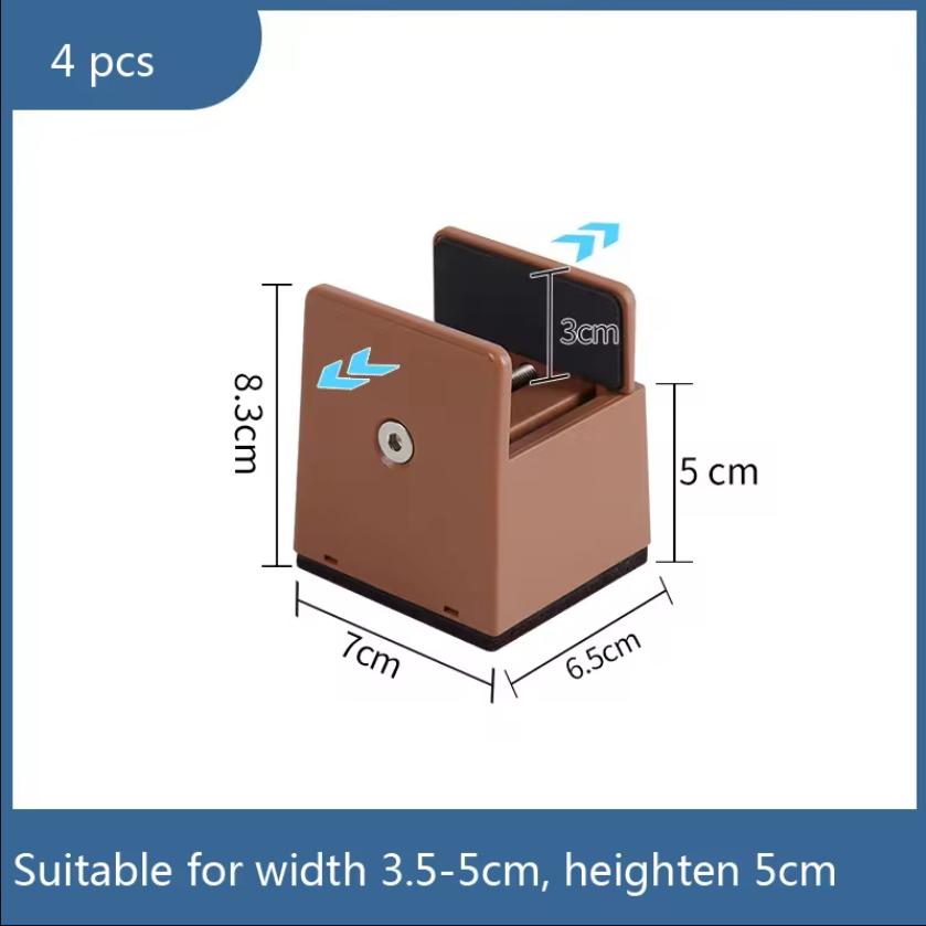 4 Pcs/lot Furniture Leg Height Lncreasing Foot Pad Sofa Leg Height Protection Pad Tea Table Dining Chair Height Increasing Prote