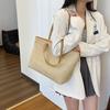 Large Capacity Popular Casual Bag New Style Korean Style Handbag Woven Simple Shoulder Bag Tote Bag