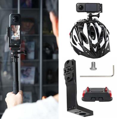 Yousheng Horizontal Mount Bracket for Insta360 X3/X4/X5 Aluminum Alloy Action Camera 90 Degree L Bracket Transverse Support Holder with 1/4-inch Screw