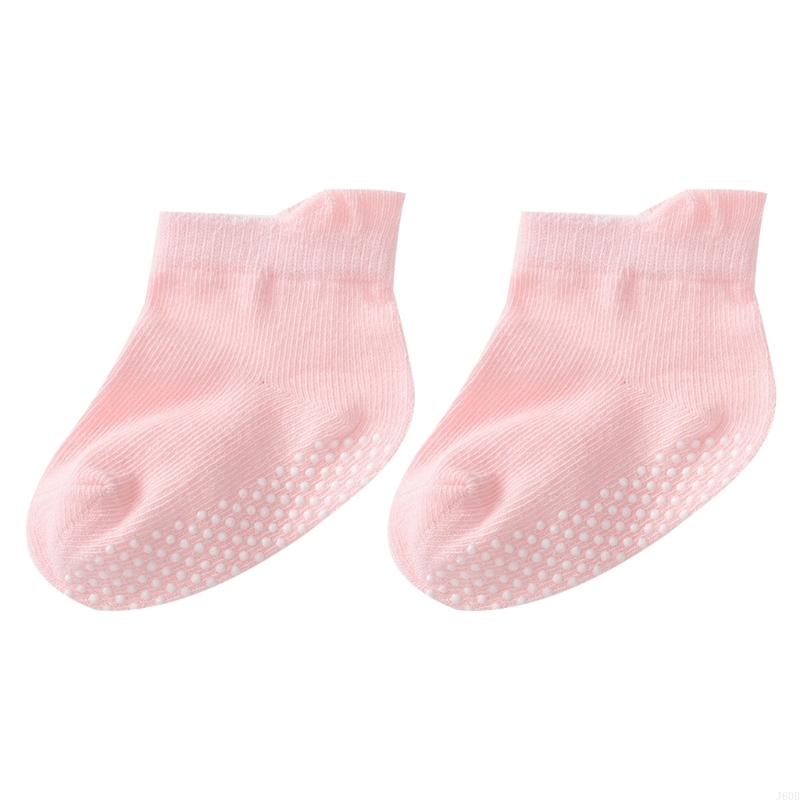 Baby Anti-Rutsch-Bodensocken Baumwolle Säuglingssocken für stabiles Gehen und Spielzeiten J60B