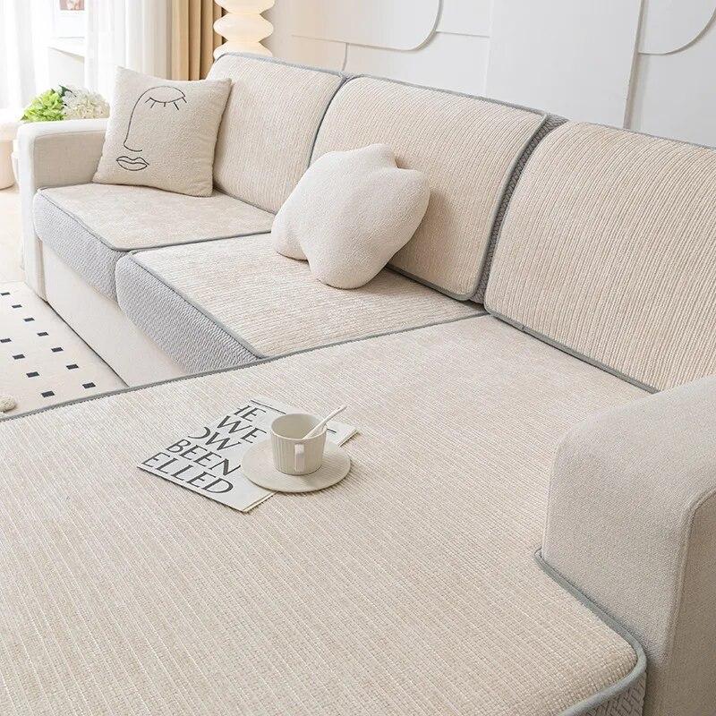 

Эластичный универсальный чехол для дивана, универсальный нескользящий чехол для подушки на четыре сезона, защита от кошачьих царапин, утолщенный износостойкий чехол на спинку дивана, шапки 70x70cm 1pc