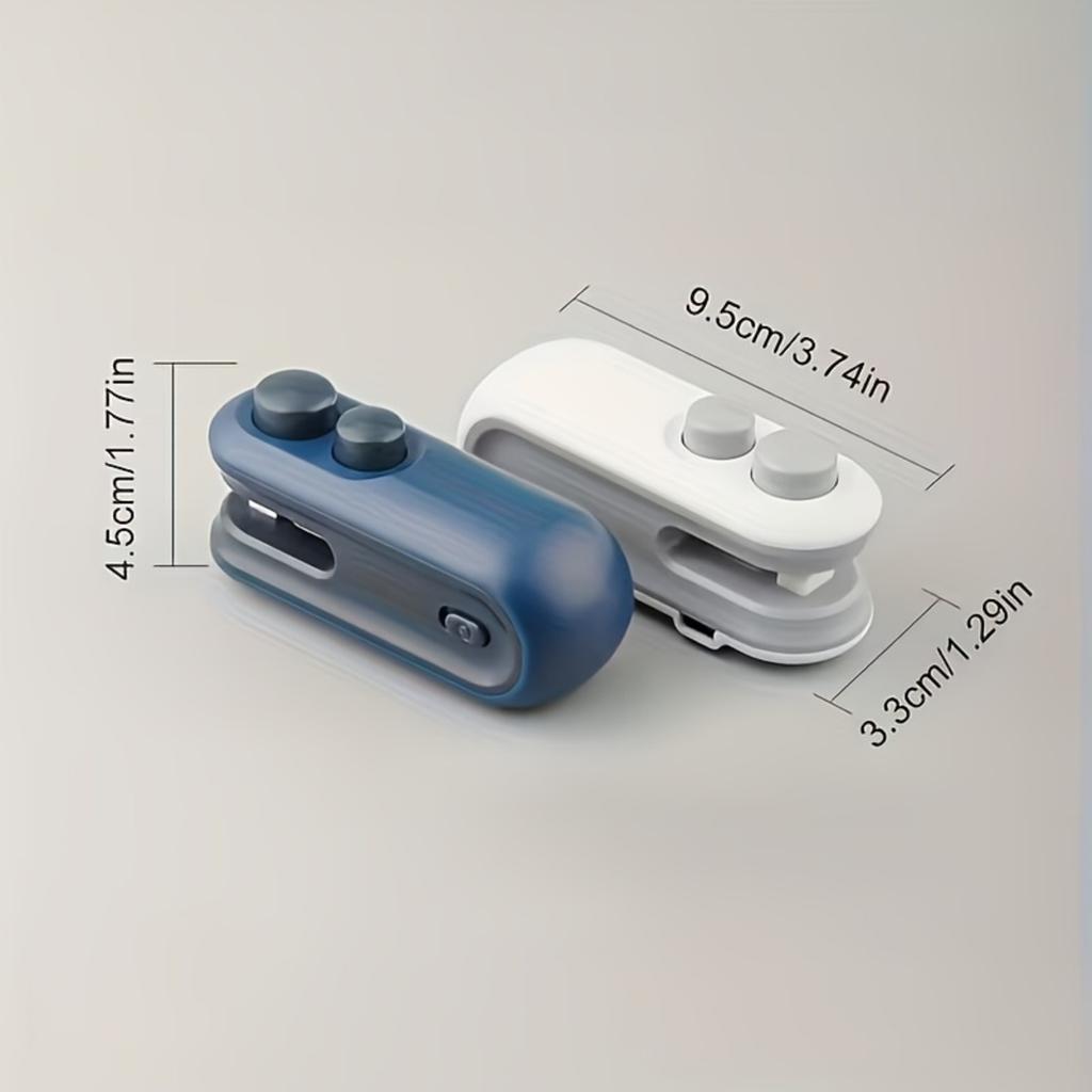 Charging Small Household Sealer, Portable Mini Sealer, Hand Press Plastic Sealer, Plastic Bag Sealer, with Built-in Magnetic Suction Function