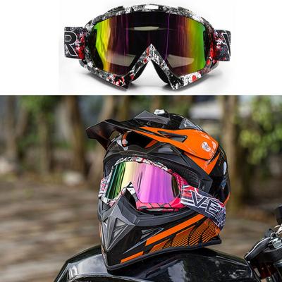 Óculos de motocross para motocicleta, óculos de esqui dobráveis, ao ar livre, à prova de vento, à prova de poeira, proteção de segurança