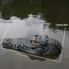 Floating Crocodile Simulation Ornament for Ponds & Fish Tanks