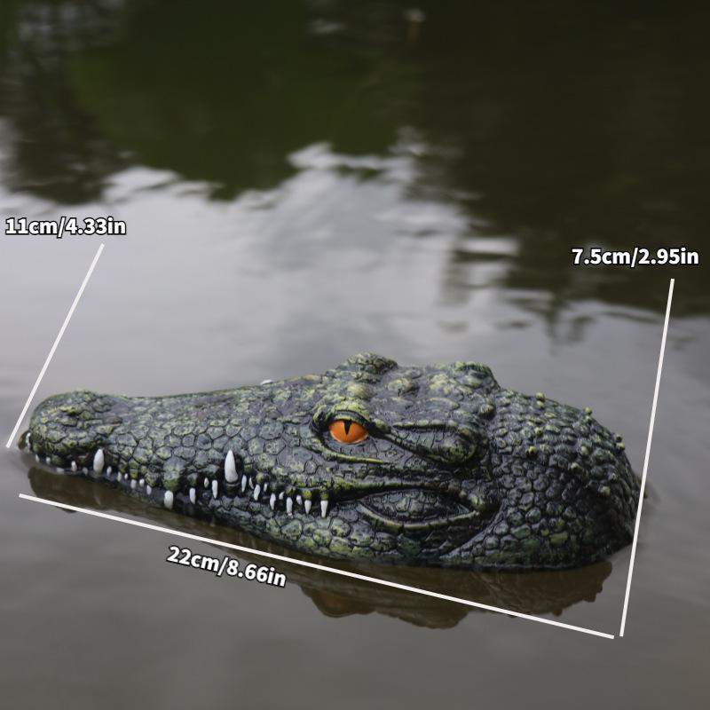 Floating Crocodile Simulation Ornament for Ponds & Fish Tanks