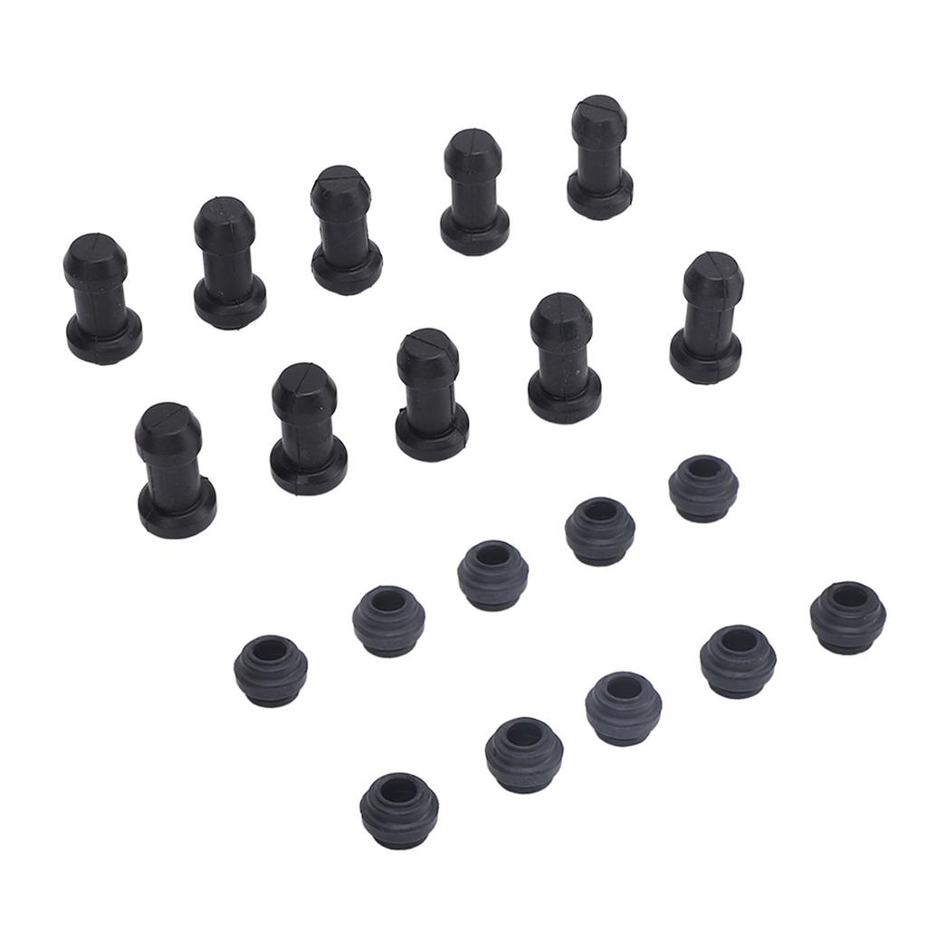 10 Set Motorcycle Disc Brake Caliper Dust Cap Rubber Caliper Shock Absorber Dust Cover for Scooter