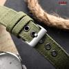 Canvas Nylon Uhrenarmband für Seiko Armbänder für Omega Militär Sport Armband Atmungsaktiv Wasserdicht 20mm 22mm 24mm Uhrenarmband