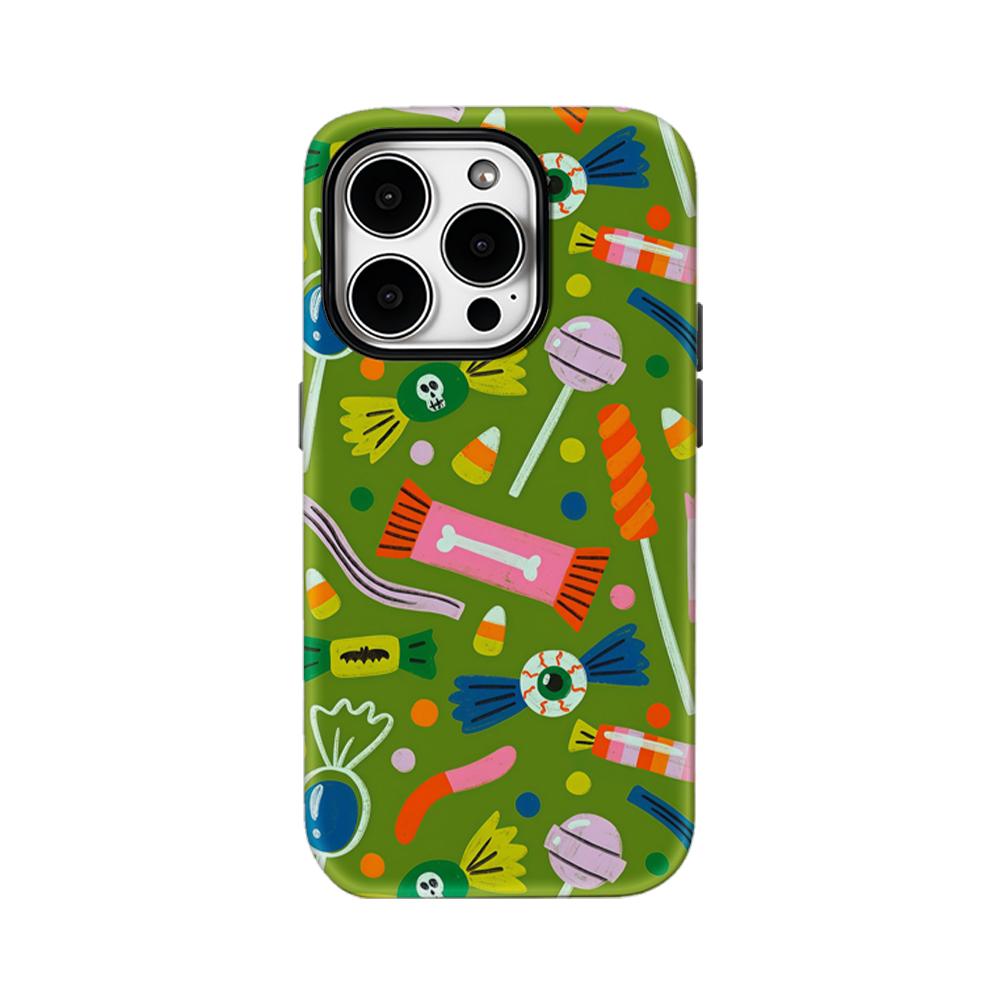 

Colorful Halloween Candies Phone Case for IPhone 16 15 14 13 12 11 X XS XR XSMAX 7 8 Pro Max Plus Double-layer Back Cover IPHONE13MINI