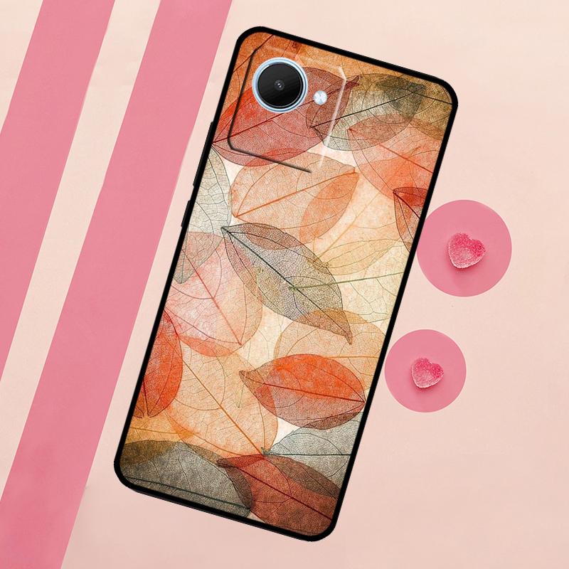 Colorful Leaves For Realme 15 10 11 12 13 14 Pro Plus C65 C67 C75 C63 C61 C55 C51 C53 C35 GT6 GT7 Pro Case
