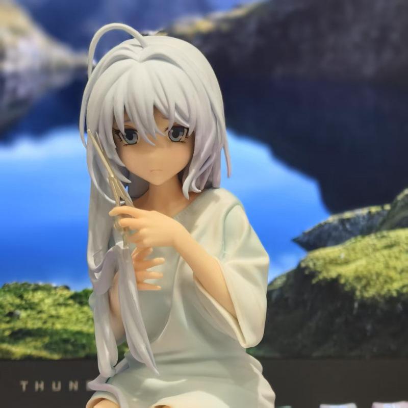 Witch Journey Sitting Pajamas Irena Figure Anime Peripheral Beautiful Girl Car Tabletop Ornament Statue Model