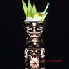 Cocktail Glass Cool Skull Jar Doll Tiki Mug Hawaii Restaurant Swig Beer Wine Cup Bar Ceramic Tiki Mugs Art Crafts Mugs Wholesale