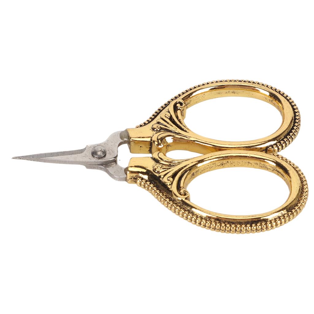 Retro Taschenschere Edelstahl Handwerk DIY Stickerei Nähgarn Mini Schere Vintage Gold