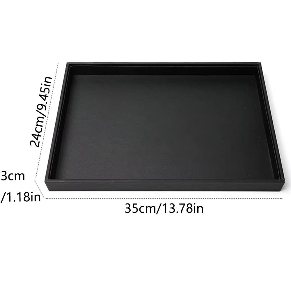 Multi Compartments PU Leather Jewelry Pallet Stackable Jewelry Drawer Inserts  Necklaces