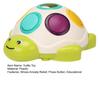 Cartoon Turtle Push Button Toy Stress Anxiety Relief Press Button Tortoise Toy Hand-Eye Coordination Animal Finger Clicker Fidget Toy