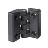 10 Pcs Black Small Cabinet Butt Hinges Wooden Jewelry Box Hinges Mini Folding Hinges Replacement for Handicrafts