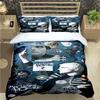 M-Mikey Way-My Chemical Romance Stampe Set Biancheria da Letto Set Articoli per il Letto Set Piumone Adolescenti Ragazze Cartoni Animati Twin Singolo Regalo per Bambino