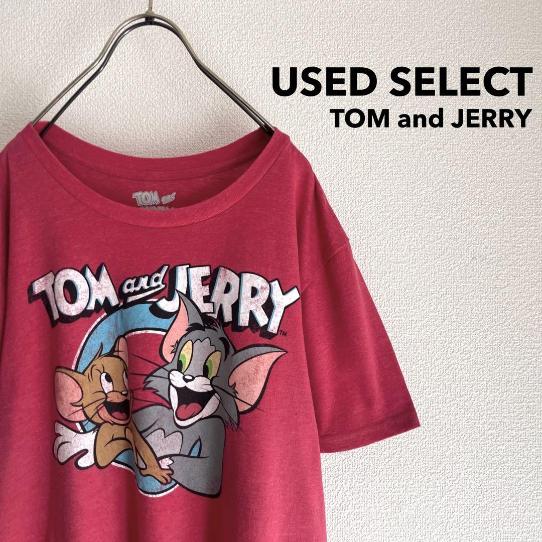 

[Б/У] Винтажная футболка с принтом TOMandJERRY / Том и Джерри
