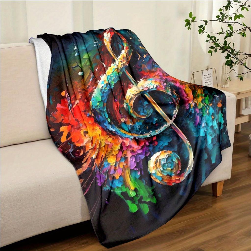 Note Blanket For All Season Cozy Warm Soft Blanket For Travelling
