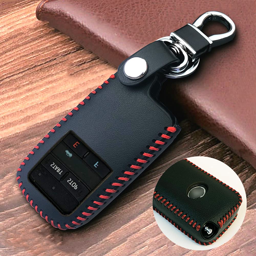 Toyota Engine Starter Genuine Leather Cover Key Case C-HR Alphard Noah 80 Series VOXY