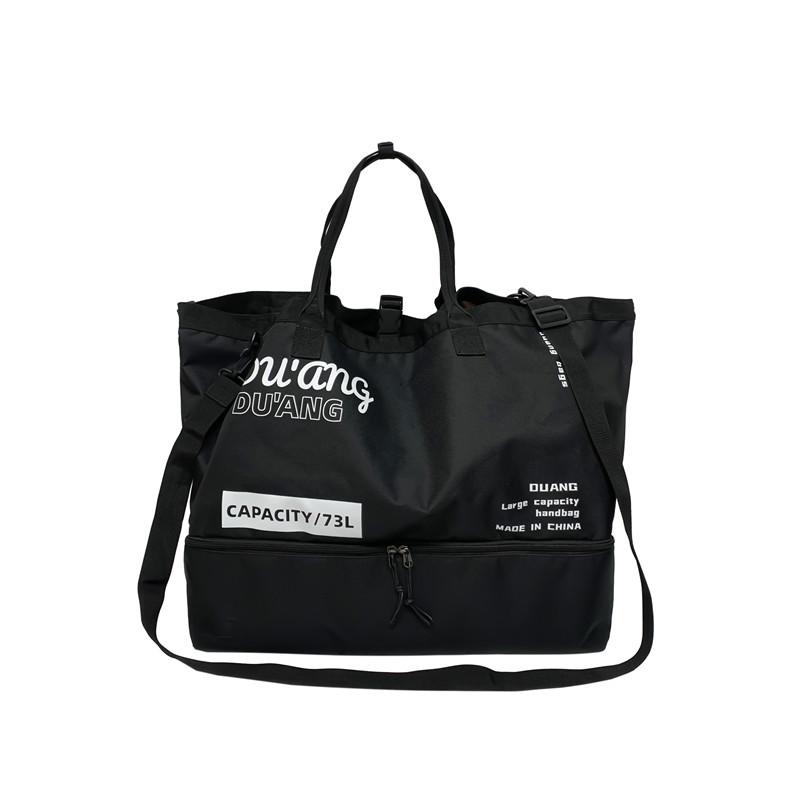 

Многофункциональная косая сумка для мужчин, большая вместительная спортивная сумка для хранения фитнес-оборудования, сумка для переноски лыж, дорожная сумка для серфинга чёрный