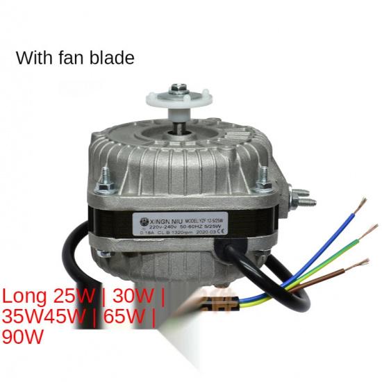 220V 25W30W45W65W90W Manufacturers Wholesale Spot Refrigerator Freezer Cooling Motor No Cover Condenser Fan Motor