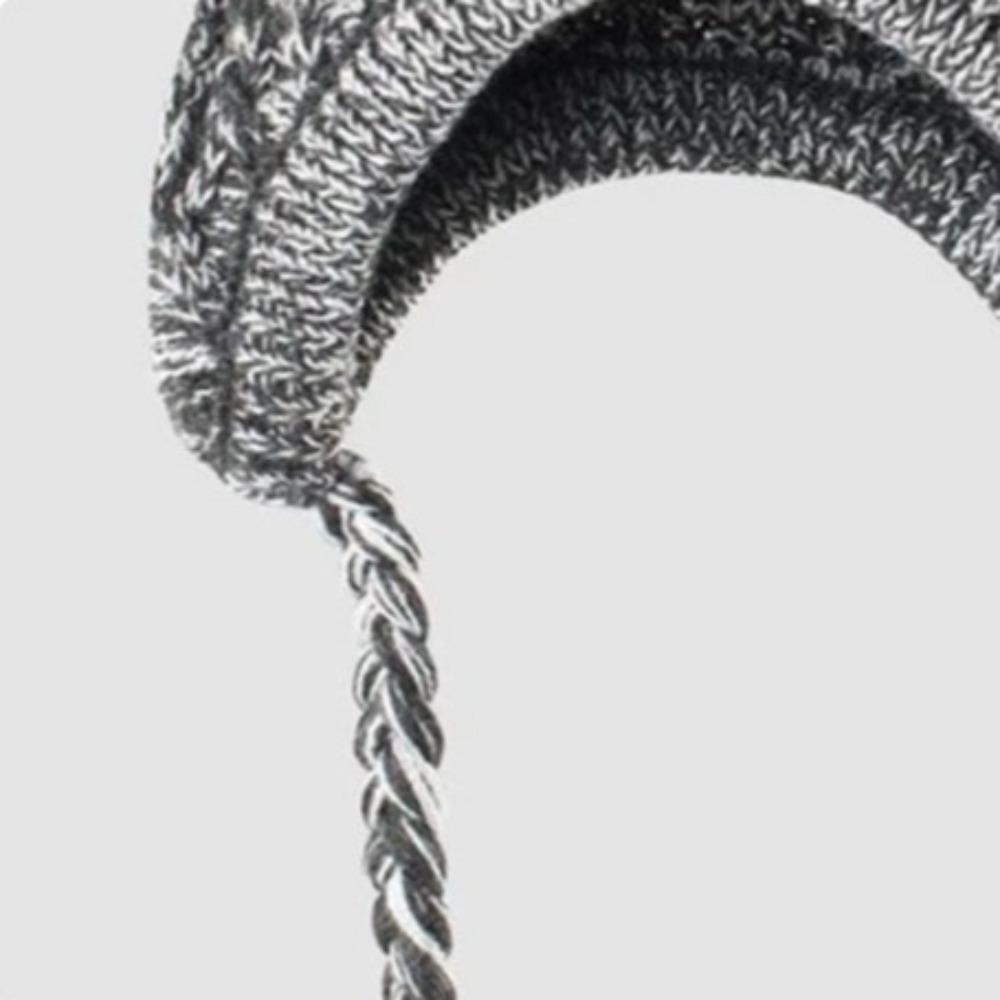 Windproof Winter Pet Caps Fluffy Ball Cat Hat Headwear Dog Knitted Hats  Puppy