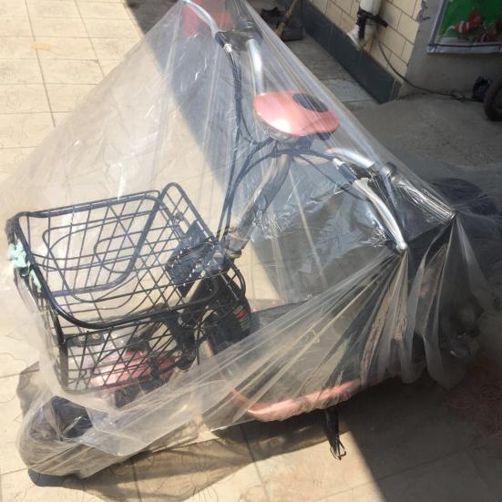 Motorcycle Dust Cover Bicycle Dust-proof Portable Transparent Wear-resistant Waterproof Cover Motorbike Accessories
