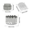 Portable Alcohols Burners Picnics BBQ Furnaces Outdoor Windproof Camp Stove for Outdoor Camp Hiking Backpacking