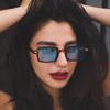 Vintage Retro Style Women's Sunglasses Square Shape Rivets Decoration Sun Glasses Women Travelling Driving Men Sunglass