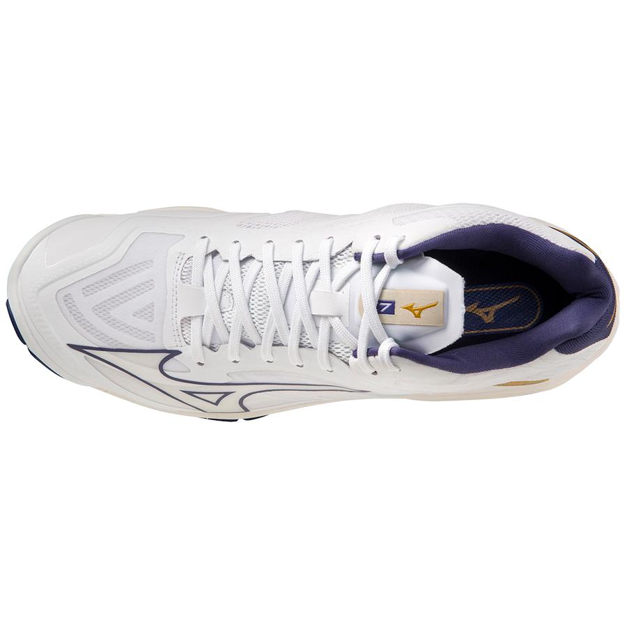 Sports Shoes Mizuno White / Blue Wave Lightning Z7Mid