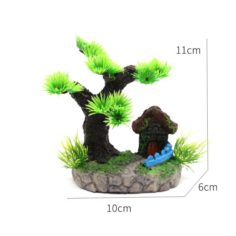 

Aquarium Landscaping Accessories Fish Tank Resin Rockery Artificial Resin Mountain View Rock Decorating Ornament Fish Tank