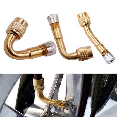 Lastik Vana Uzatma Seti 45 90 135 Derece Açılı Adaptörler Araba Motosiklet Bisiklet Evrensel Şişirme Nozulu Uzatıcıları