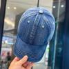 Hip Hop Denim Baseball Cap For Women Men Solid Color Snapback Adjustable Sunshade Hat JK Solid Y2K Korean Girl Dad Trucker Caps KTY
