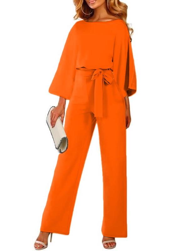 Tuta da Donna con Maniche a Pipistrello e Allacciatura - Moda Autunno/Inverno 2019