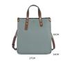 Cowhide handbag high quality splicing contrasting color shoulder commuter bag large capacity cowhide tote bag