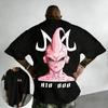 Dragon Ball Z Kid Buu TShirt Harajuku Anime Graphic Print Pure Cotton Crew Neck Fashion Streetwear Tops For Men Women