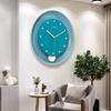 Silent Wall Clock Luxury Pendulum Wall Clocks Modern Music Timekeeping Hanging Clock Living Room Art Decoration Accessories