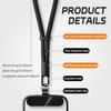 Universal Phone Lanyard with Clip Upgraded Anti-Drop 360° Rotation Adjustable Neck/Crossbody Strap for All Phone Cases