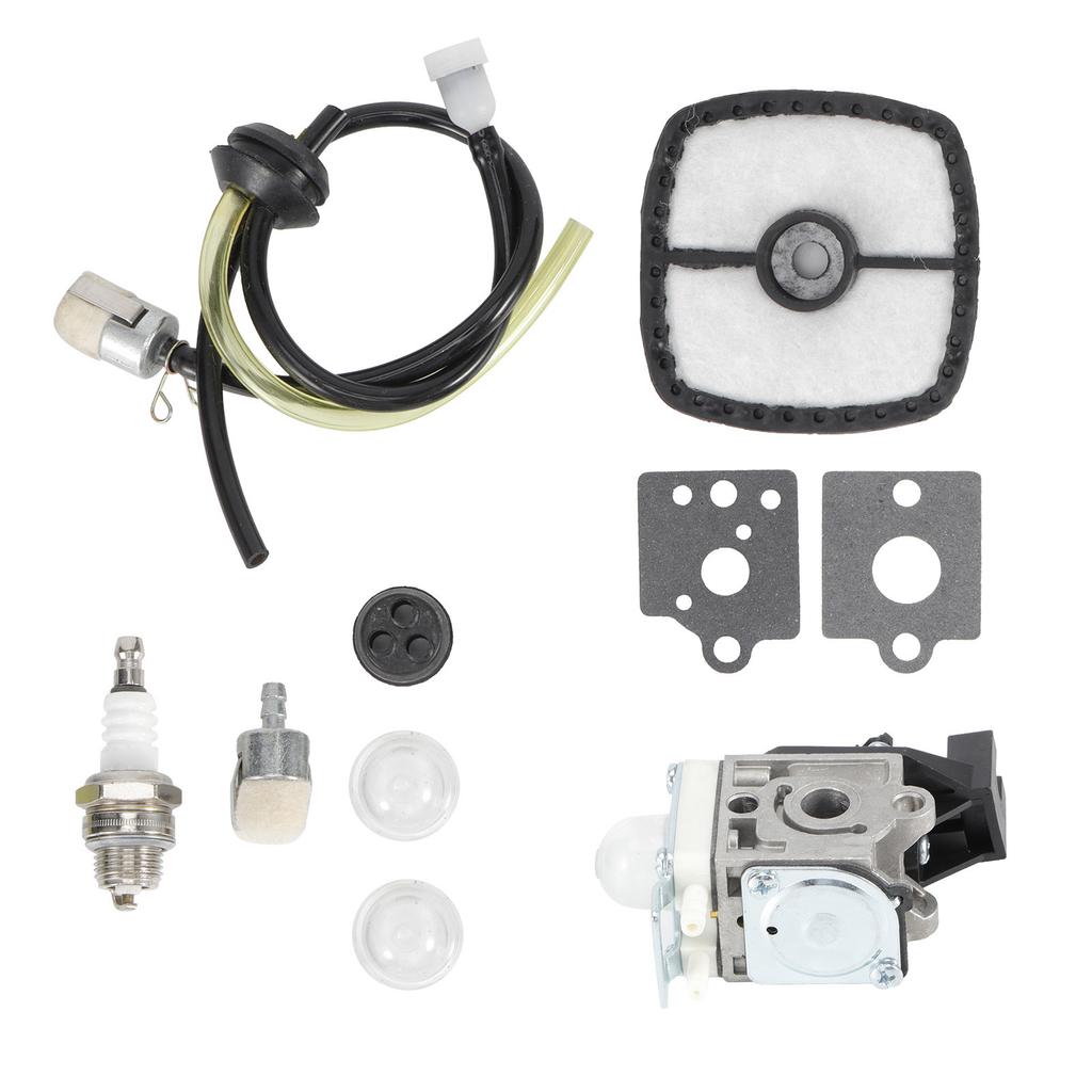 Carburetor Set Carb Replacement for Echo SRM‑225 PAS‑225 PE225 PPF225 SHC225 SRM225U Trimmer