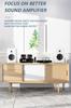 Juson Audio JTA50 Vacuum Tube Amplifier with BT Remote USB Subwoofer and Channel Amplifier Entry-level High-fidelity 5.0, Control, AUX, COAX,