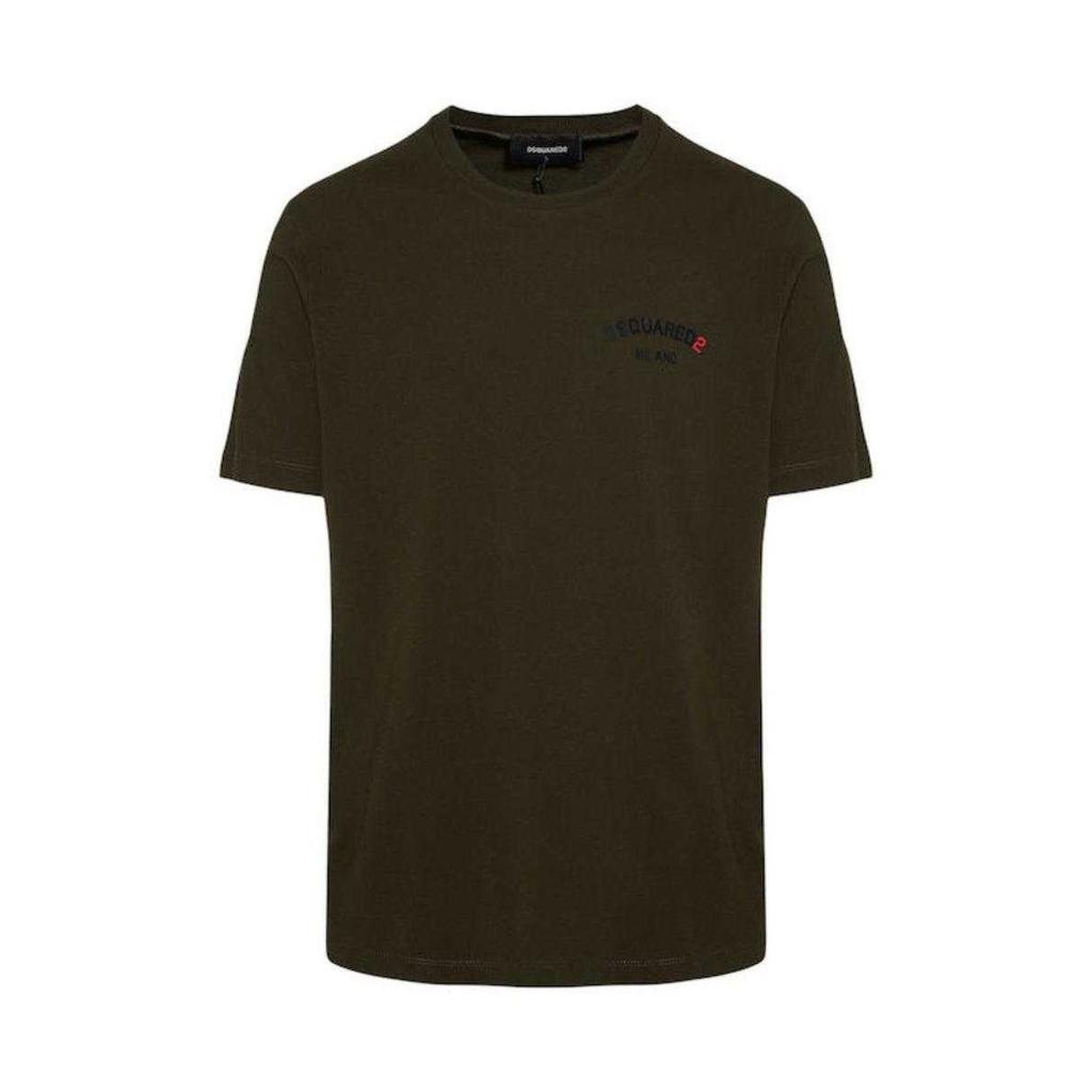 DSquared2 Unisex Adult Rubberised Logo Cotton Regular T-Shirt