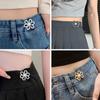 Reduce Waist Adjustable Buckle DIY Retractable Button New Pants Pin  Pants