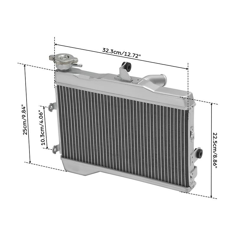 Motorcycle Aluminum Radiator Cooler Cooling For YAMAHA FZ07 2015-2017 MT07 2015-2020 Tracer 700 2016-2019