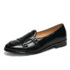 Men's Retro Burnished Loafers: British Style Business Casual Leather Driving Shoes for Spring/Autumn
