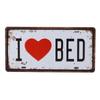 Mfoever Tin Sign I Love Vodka Beer Plate Metal Plate Car Number Tin Signs Bar Pub Cafe Home Decor Metal Sign Man Cave Garage Painting Plaques C