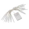 LED Ice Cone String Light 20LEDs Waterproof Icicle Fairy String Light for Holiday Christmas Indoor