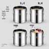 Bingyue 304 Stainless Steel Commercial Insulated Food Bucket